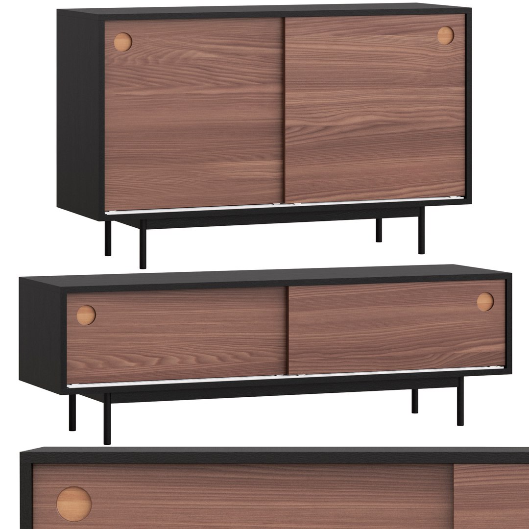 3D Model Cult Furniture Julianne TV Stand And Sideboard TurboSquid