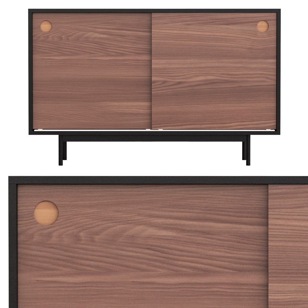 3D Model Cult Furniture Julianne TV Stand And Sideboard TurboSquid