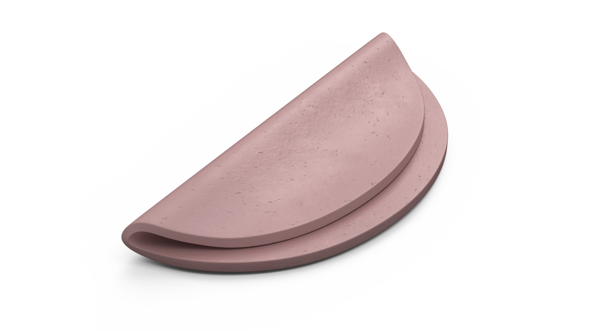 Slice Boiled Sausage 3D model preview