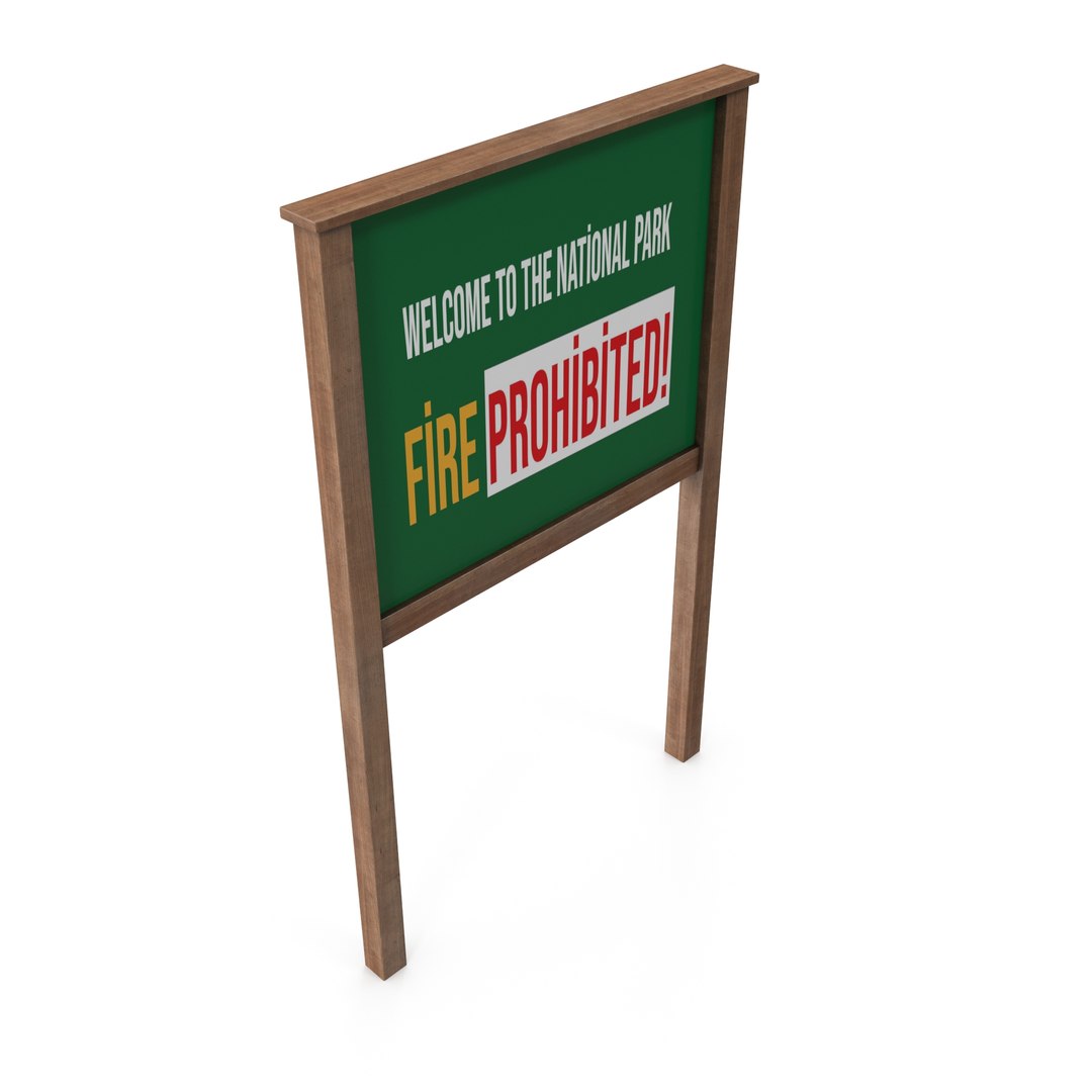 3D Wooden 3D Model - Realistic And Sign Model - TurboSquid 2305167