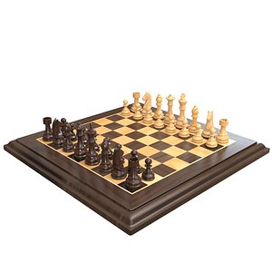 Chess Set Blender Models for Download | TurboSquid