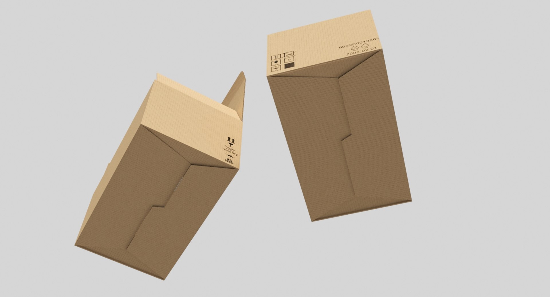 3D Model Cardboard Boxes 01 TurboSquid 1422767
