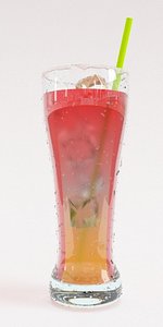 3D drink ice cubes