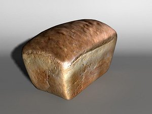 3d model realistic bread