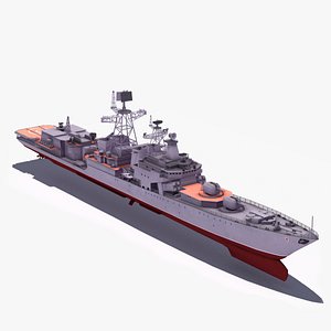 3ds max udaloyi class destroyer udaloy