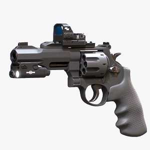 357 Magnum Game Ready 3D model