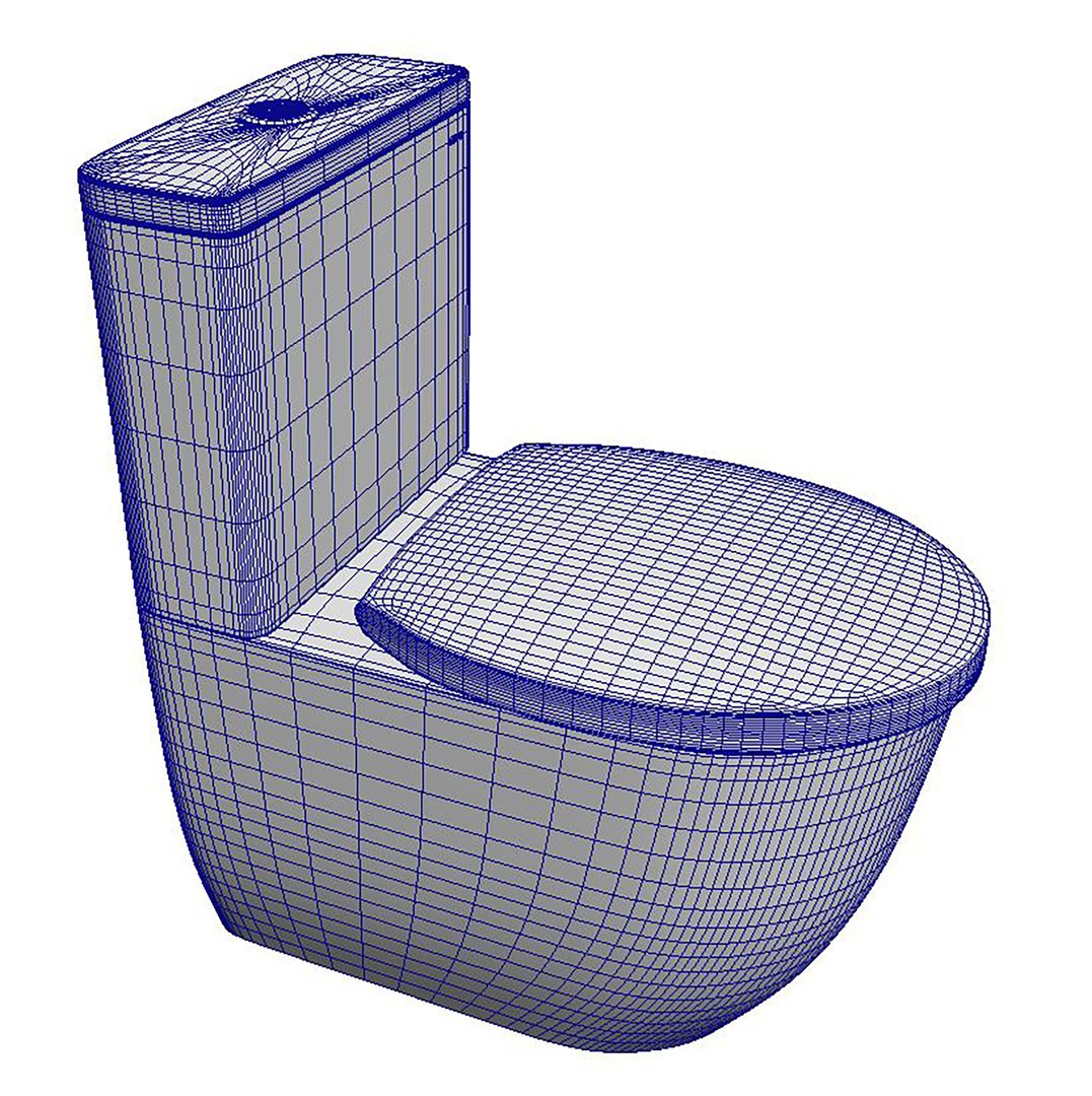 TOILET TOTO CW500PJ Model TurboSquid 2080139