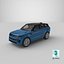 Land Rover Range Rover Sport 2023 Blue 3D model