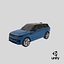 Land Rover Range Rover Sport 2023 Blue 3D model