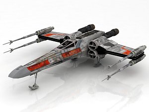 X-Wing Starfighter and R2D2
