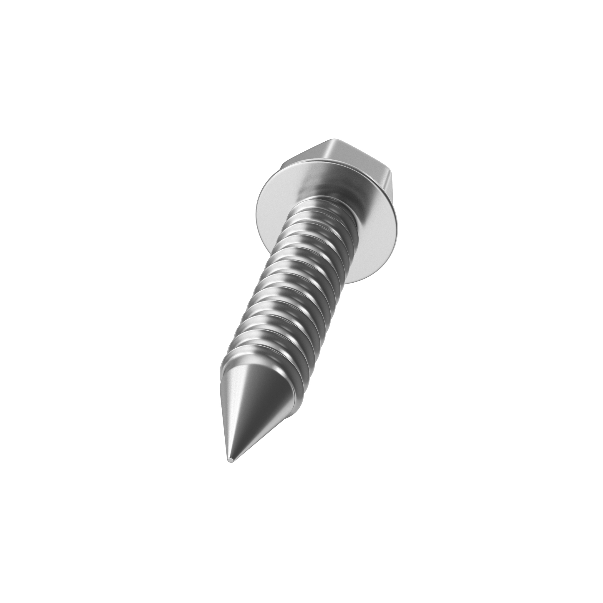 3D External Hex Head Screw model TurboSquid 1926387