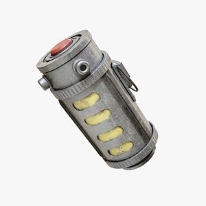 lightwave flash grenade 3D model