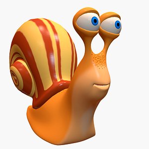 漫画の成熟したカタツムリ3Dモデル - TurboSquid 1032643