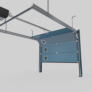 Sectional Garage Door 3D model