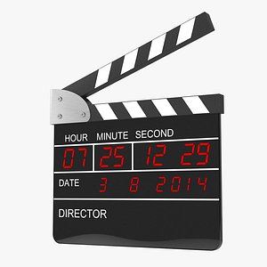 3ds max digital clapperboard