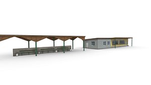 3D Bus Station