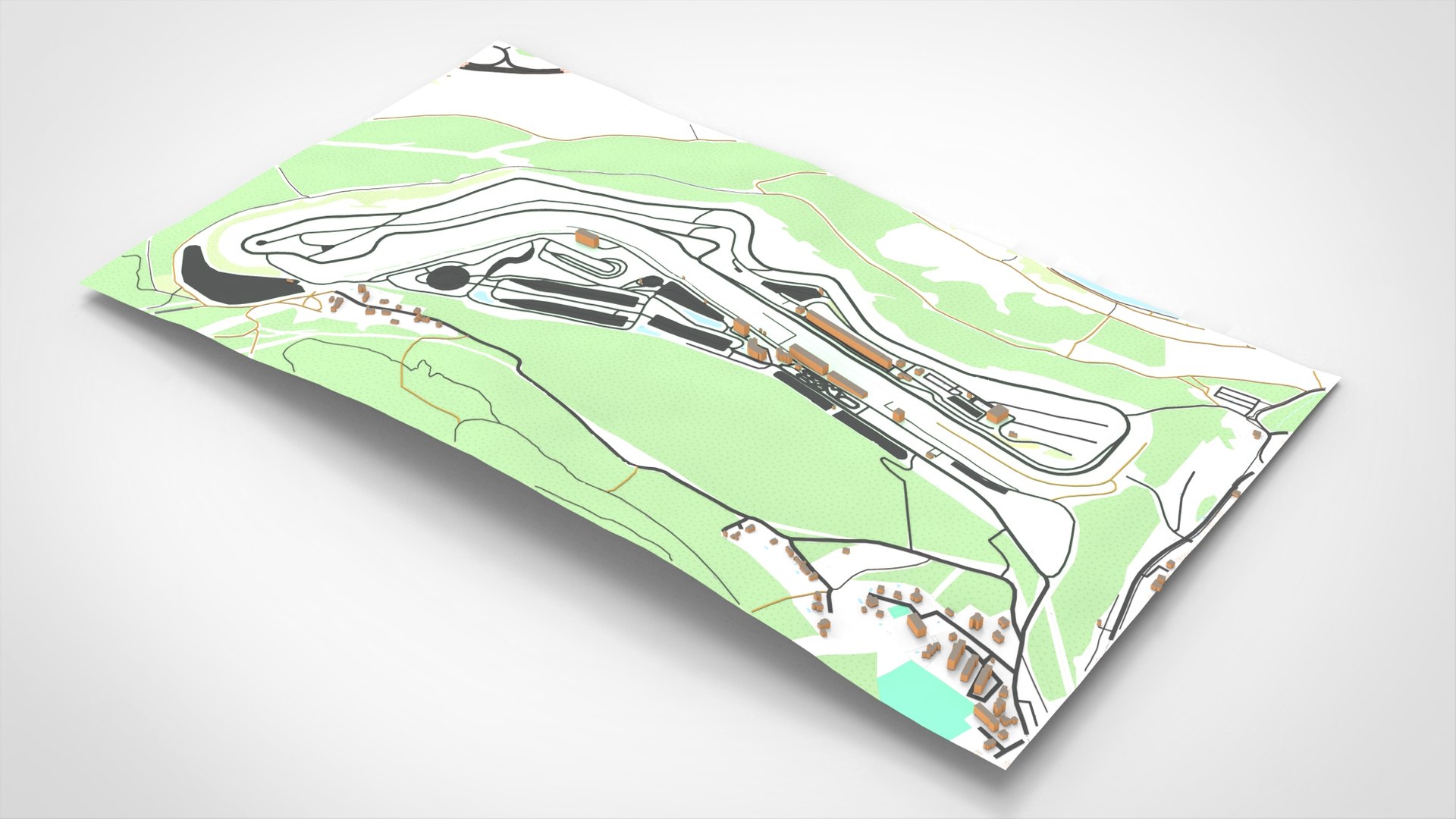 3D Autodrom Most Czech Republic Model - TurboSquid 2256505