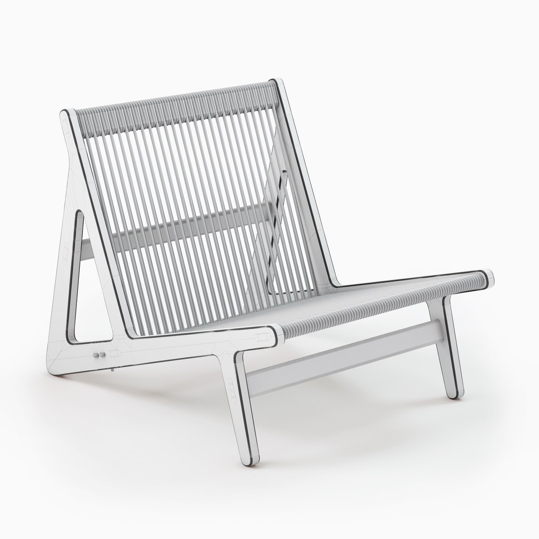 Gubi MR01 INITIAL LOUNGE CHAIR 3D Model - TurboSquid 2128584