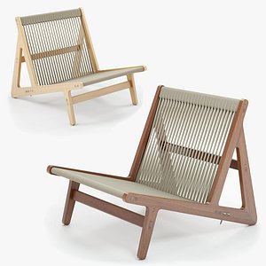 Gubi MR01 INITIAL LOUNGE CHAIR 3D model