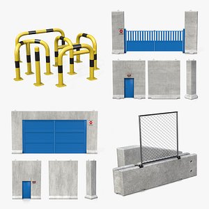 3D Civil Infrastructure Security Kit - Safety Props