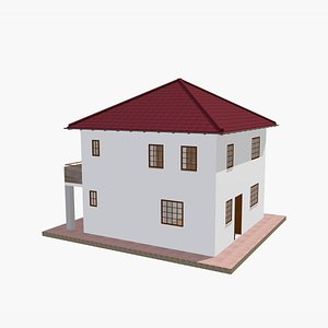 3D House 7 by Sonia Hidalgo Zurita 3ds obj Stl model