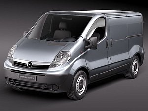 opel vivaro van 3d model