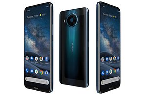 3D Nokia 8 3 Low Poly