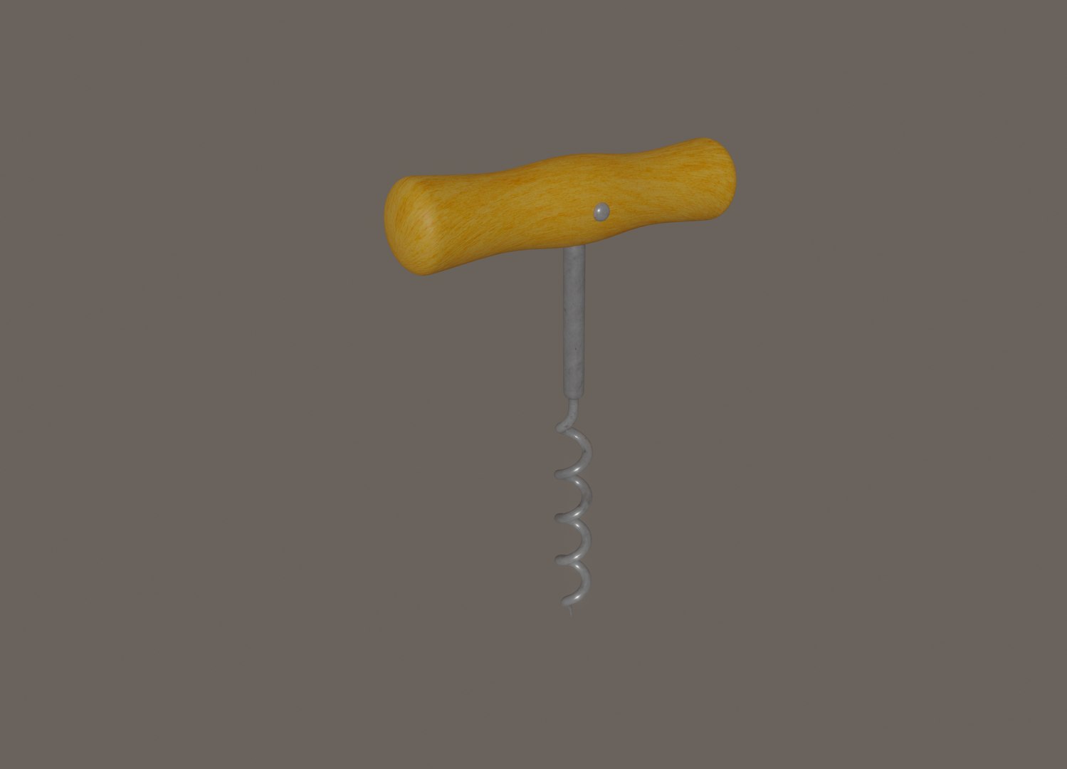3D model corkscrew screw cork - TurboSquid 1610605