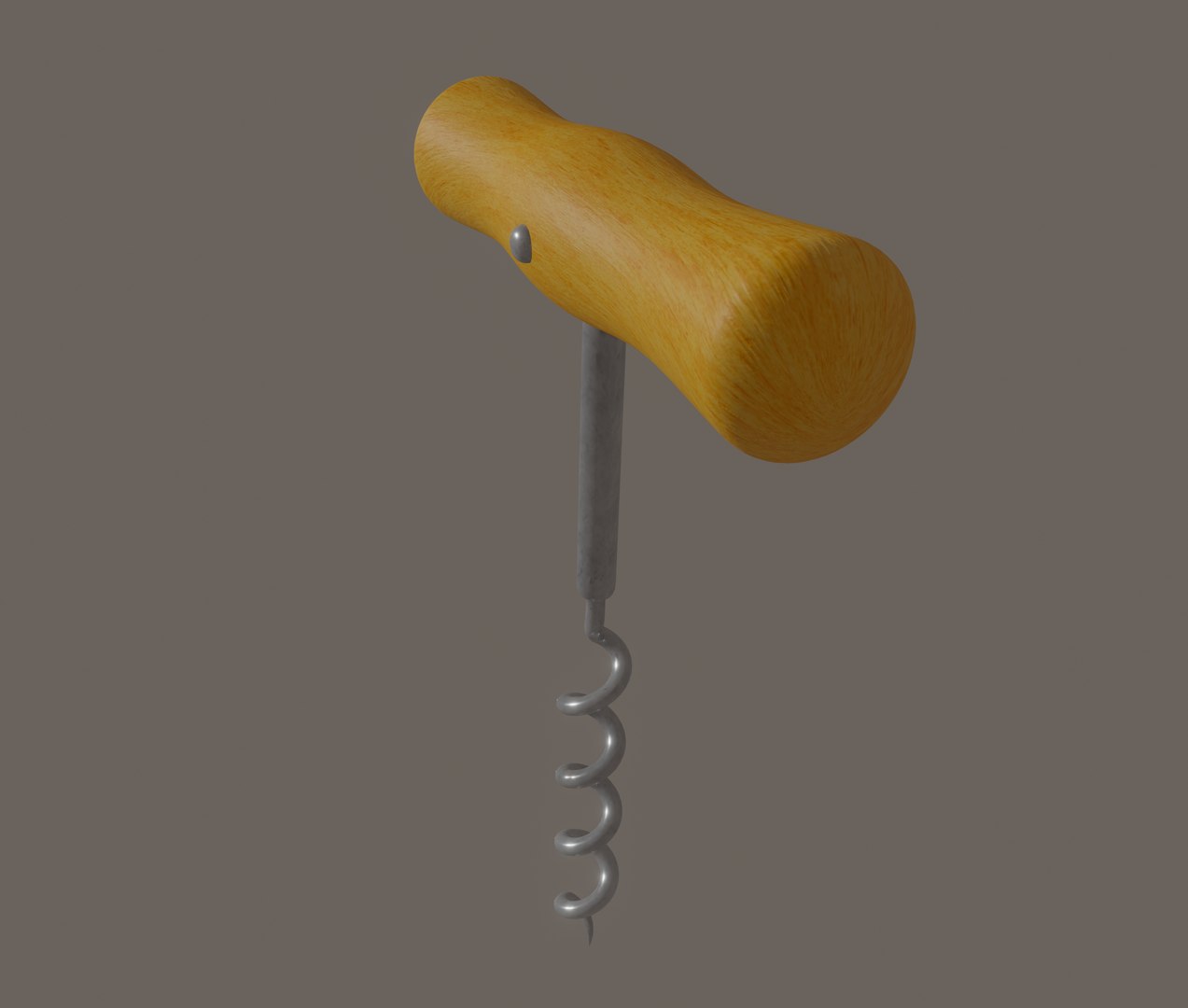 3D model corkscrew screw cork - TurboSquid 1610605