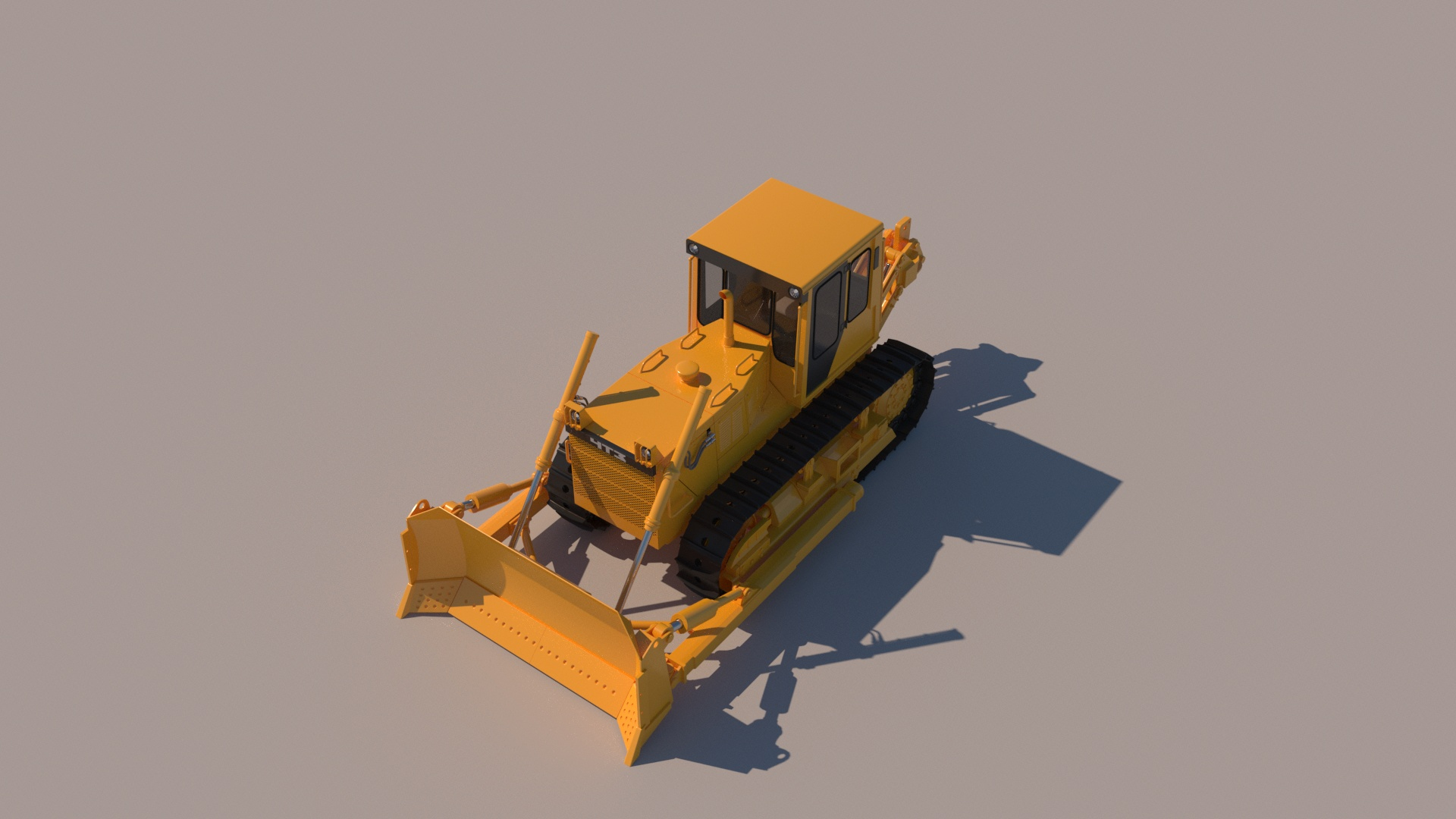3D Bulldozer ChTZ 10M Model - TurboSquid 1983090