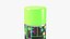 Lata de pintura en aerosol con tapa verde neón - Accesorio de skater grafitero de los 90