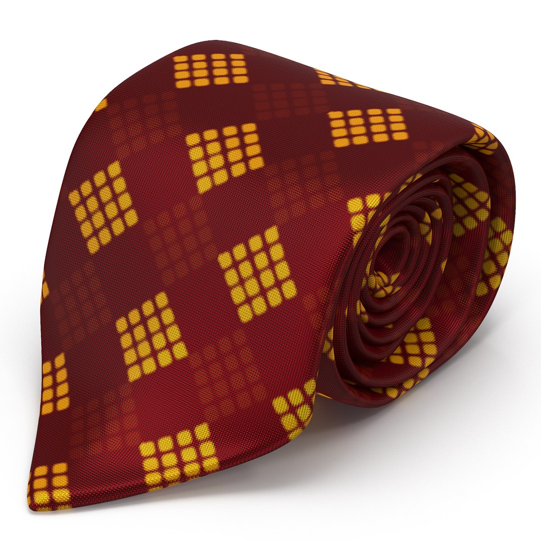 Tie 2 3D Model 3D model preview