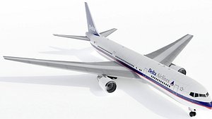 Boeing 767-300 Delta 3D