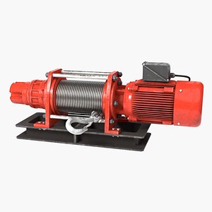 Electric Winch 3D model