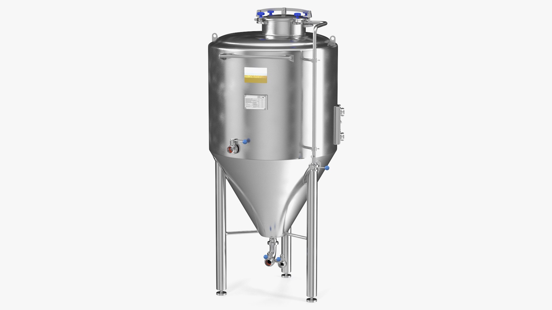 Brewery Fermentation Tank 3D model preview