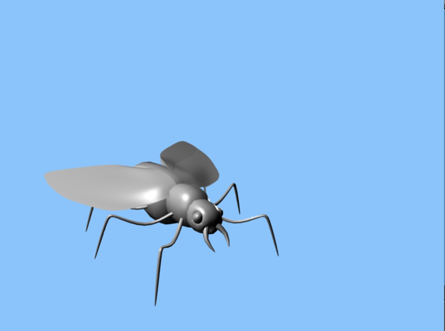 Free Blend Model Fly Likes Eat