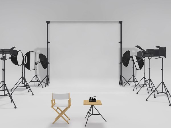 Studio Photography Lighting Models 2 3D model