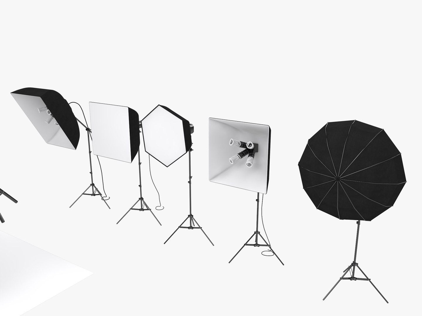 Studio Photography Lighting Models 2 3D model - TurboSquid 1776483