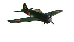 3D Mitsubishi A6M Zero