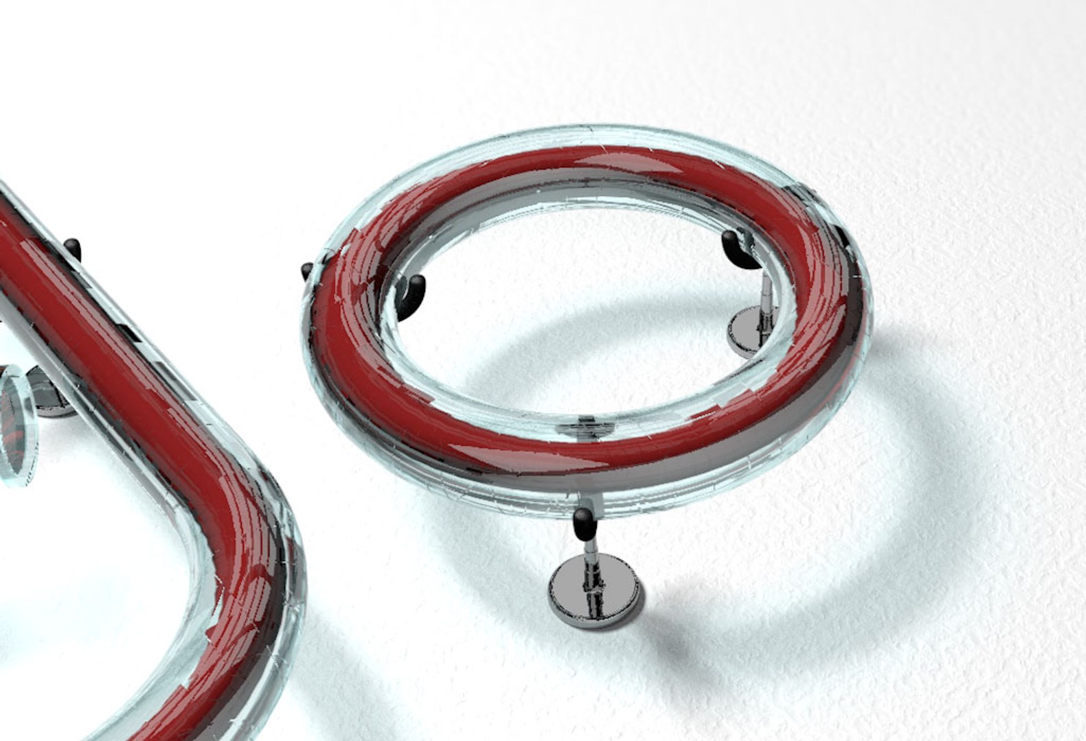 Rst letters glass tube 3D model - TurboSquid 1547156