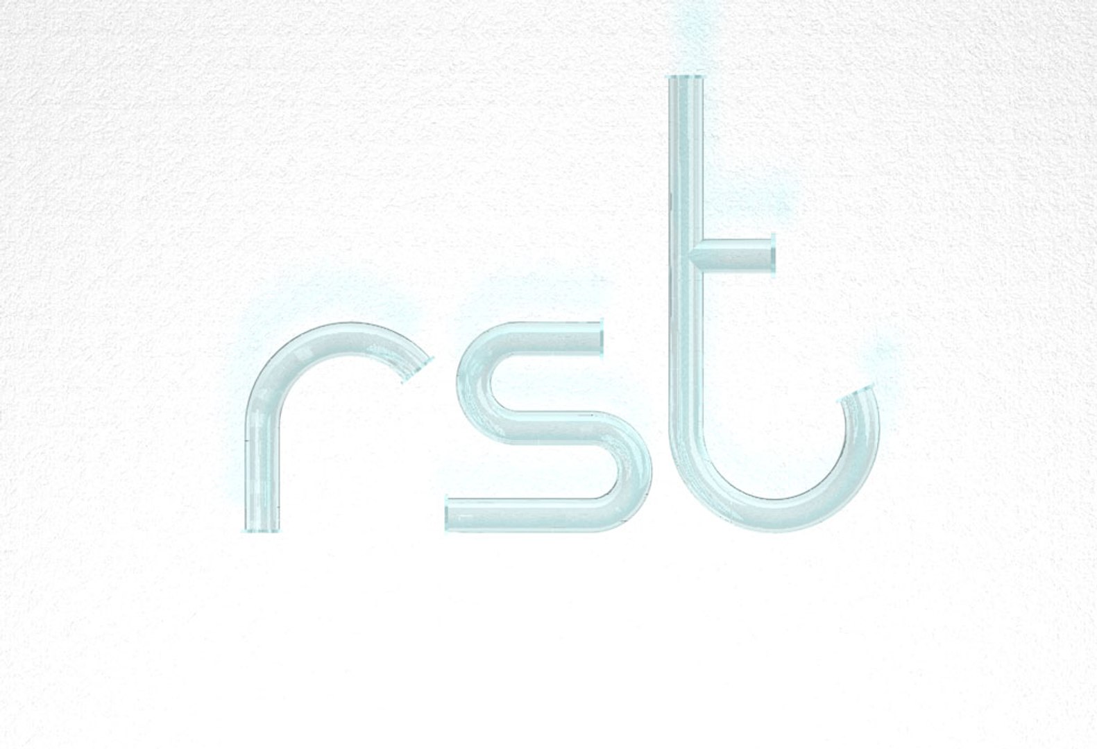 Rst letters glass tube 3D model - TurboSquid 1547156