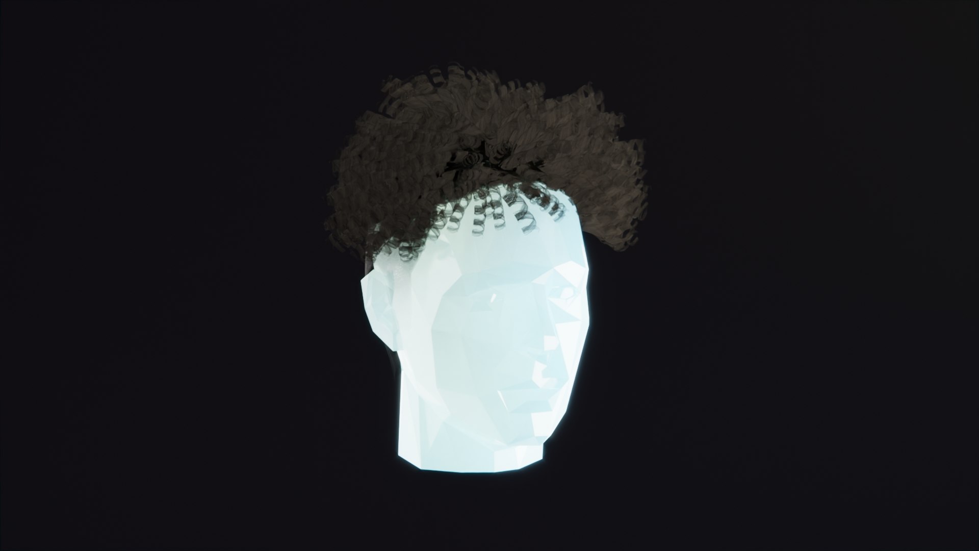 3D Curly Short Hair Model - TurboSquid 1928880