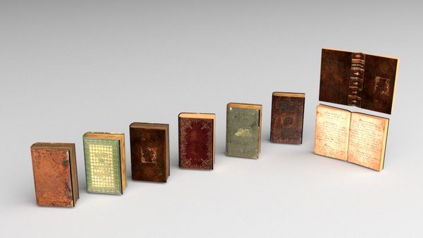 3d book model