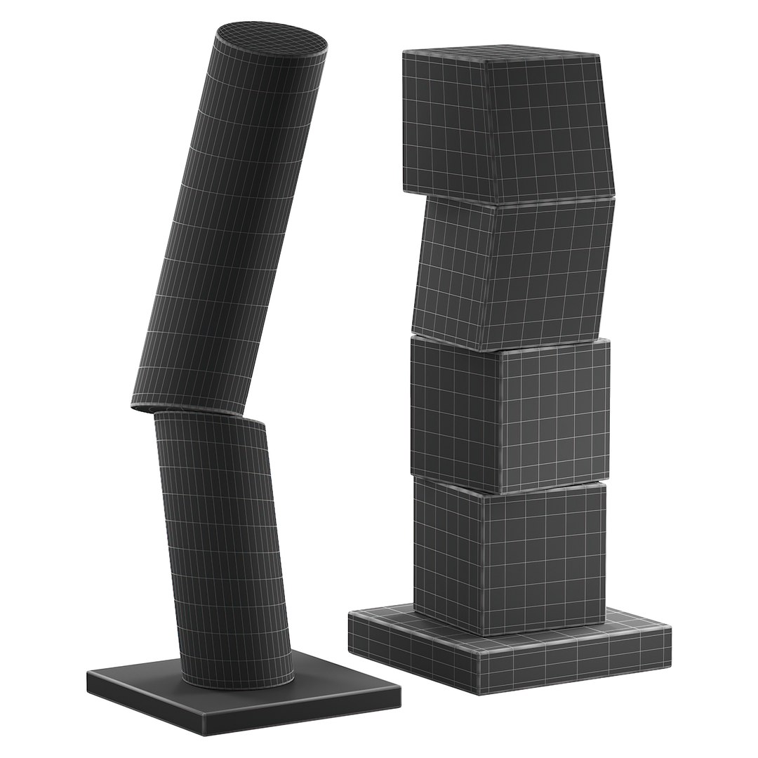 3D 286 Interior Sculptures 05 Minimal Art Objects 01 - TurboSquid 2061503