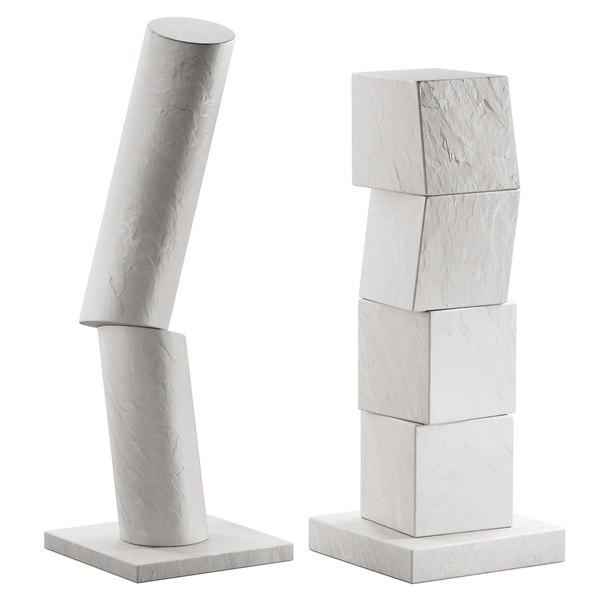 modelo 3d 286 interior sculptures 05 minimal art objects 01 ...