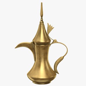 arabic teapot tea 3D model