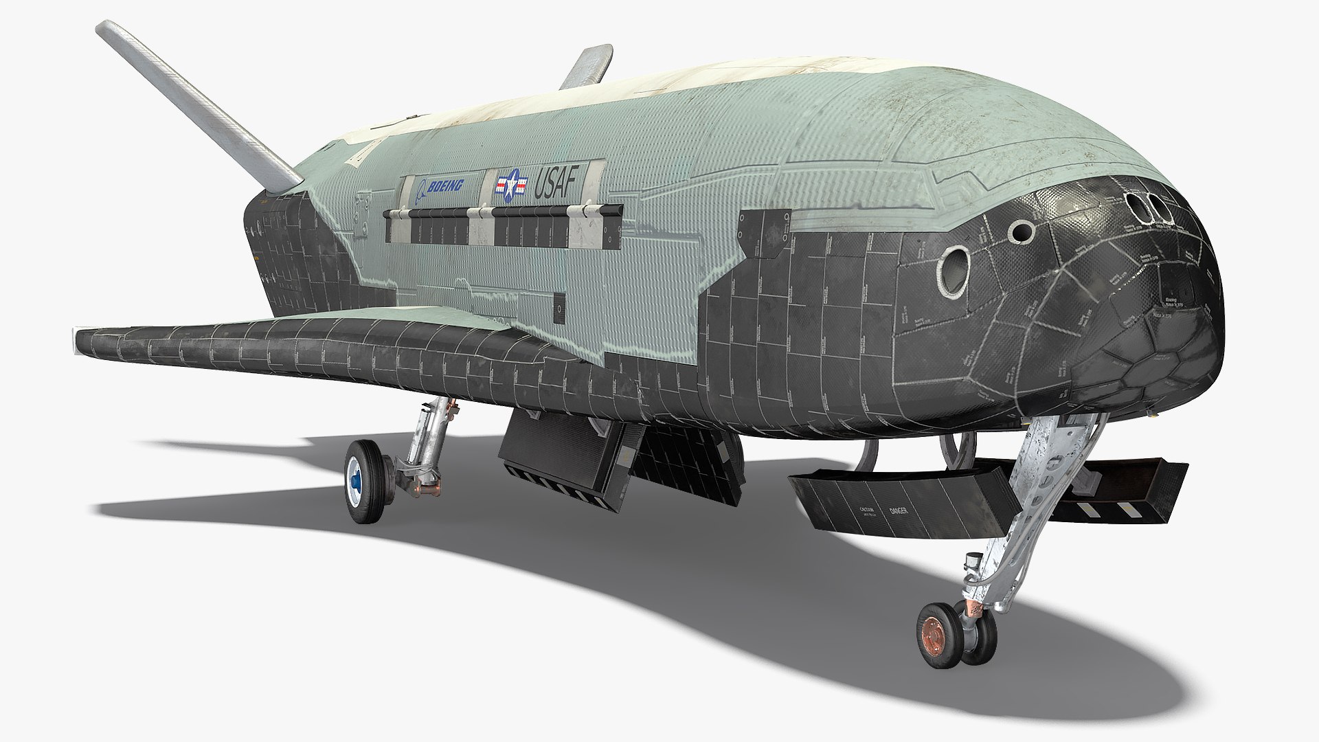 Boeing X-37b Reusable Robotic Spacecraft 3D model preview