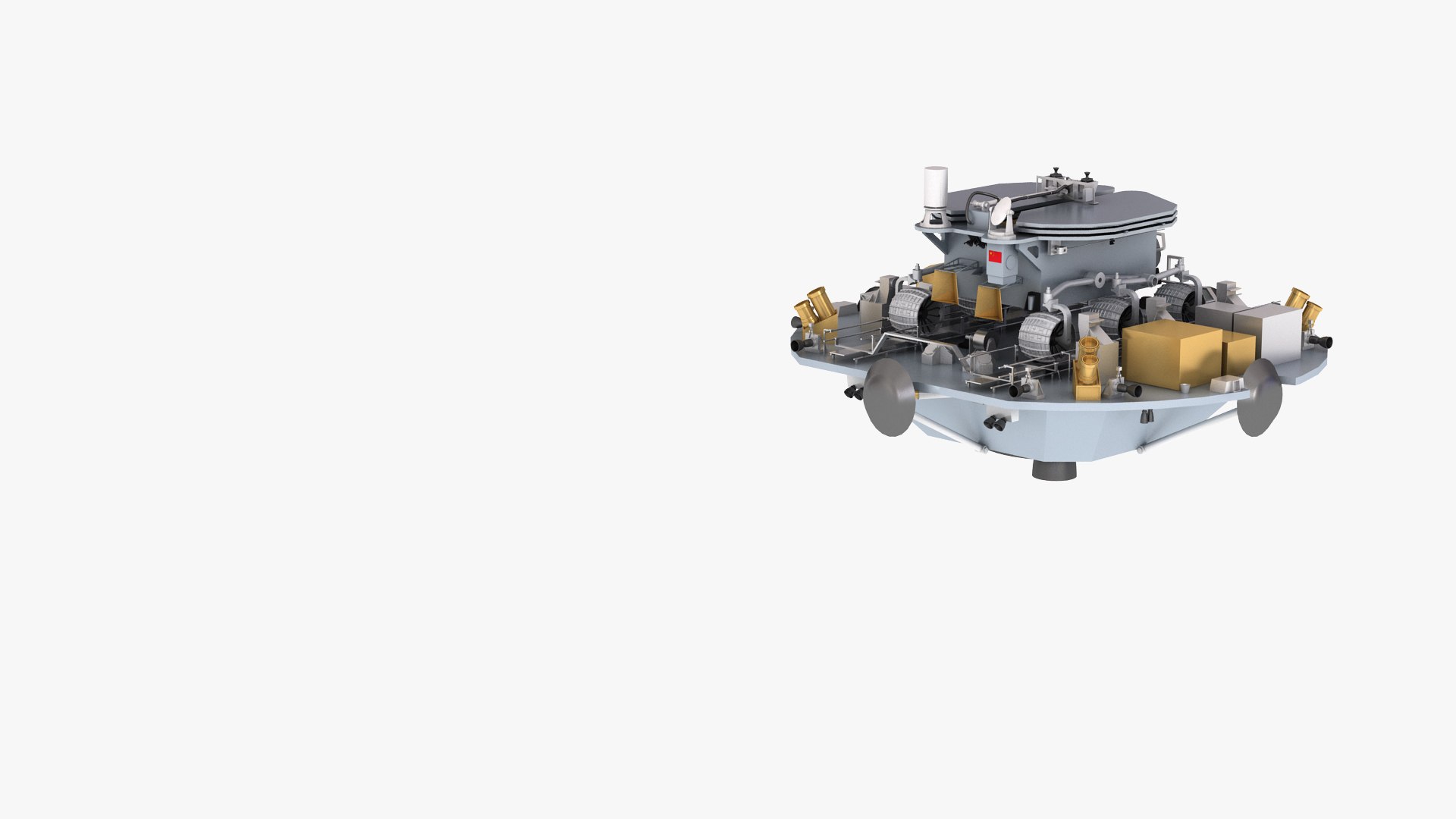 3D Tianwen Mars Probe Model - TurboSquid 1686273