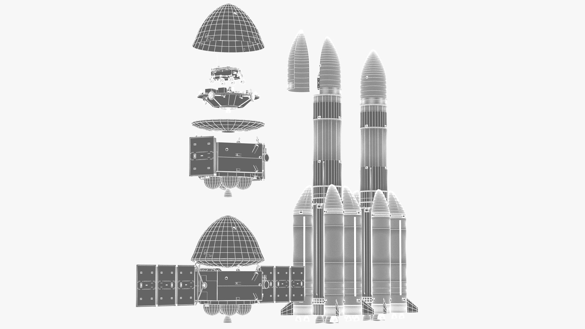 3D tianwen mars probe model - TurboSquid 1686273
