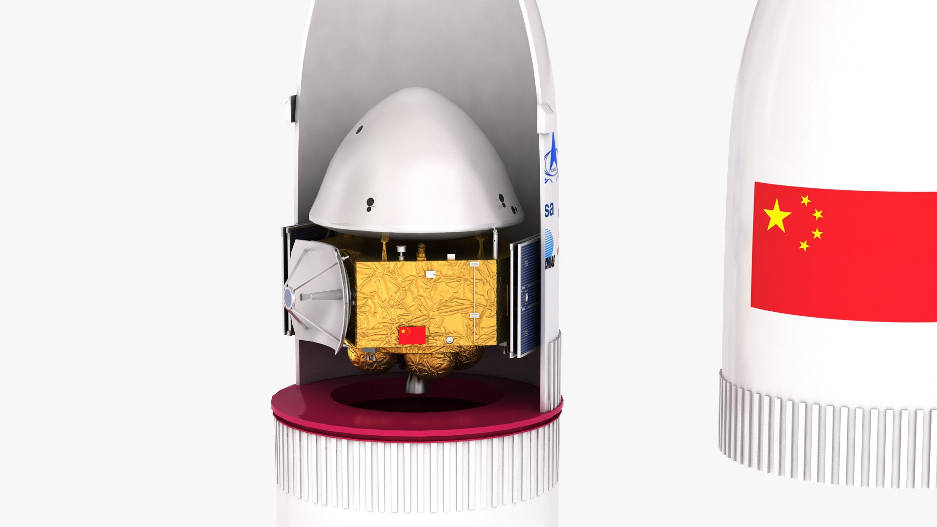 3D Tianwen Mars Probe Model - TurboSquid 1686273